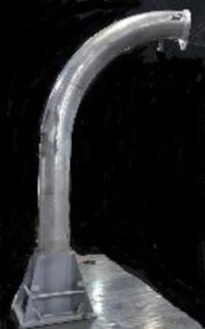 Aluminum Davit with steel base image